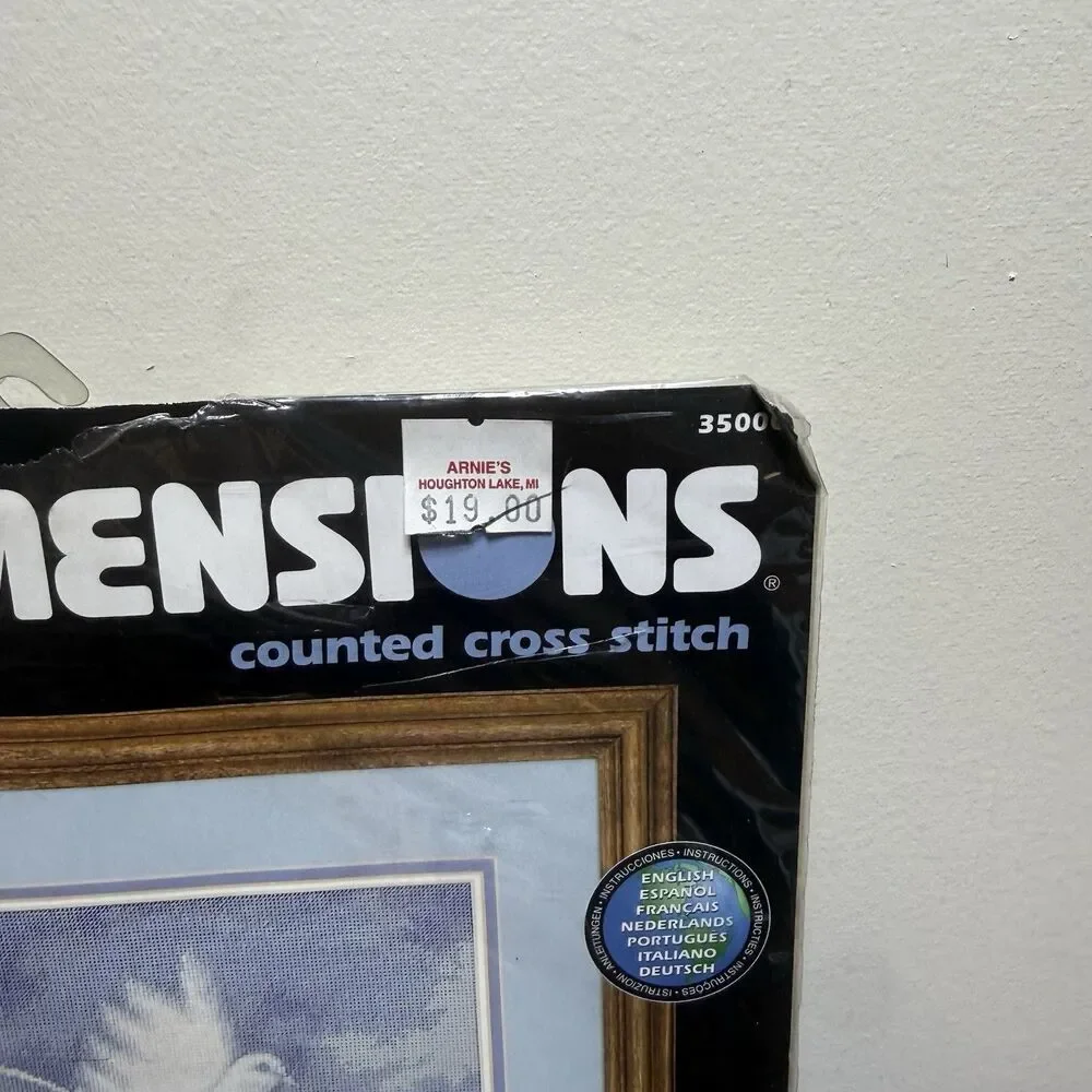 Dimensions Dove of Peace Counted Cross Stitch Kit Danny Hahlbohm 35000 Sealed